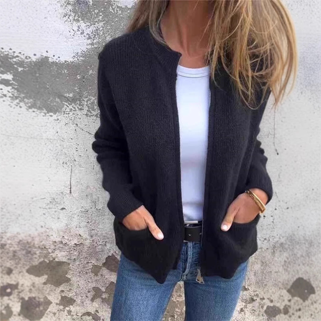 Herrjacka Vinter Ståkrage Dragkedja Polyester Casual-3