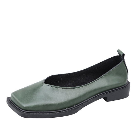 Svarta Ballerinaskor Dam med Spetsig Tå och Icke-Slip Gummisula för Elegant Komfort 1