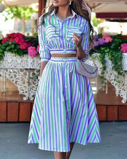 Variant image for Dam Klänning Överdimensionerad med Ståkrage Polyester-19