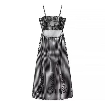 Dam Maxiklänning Blommig Design Flödande Material 2