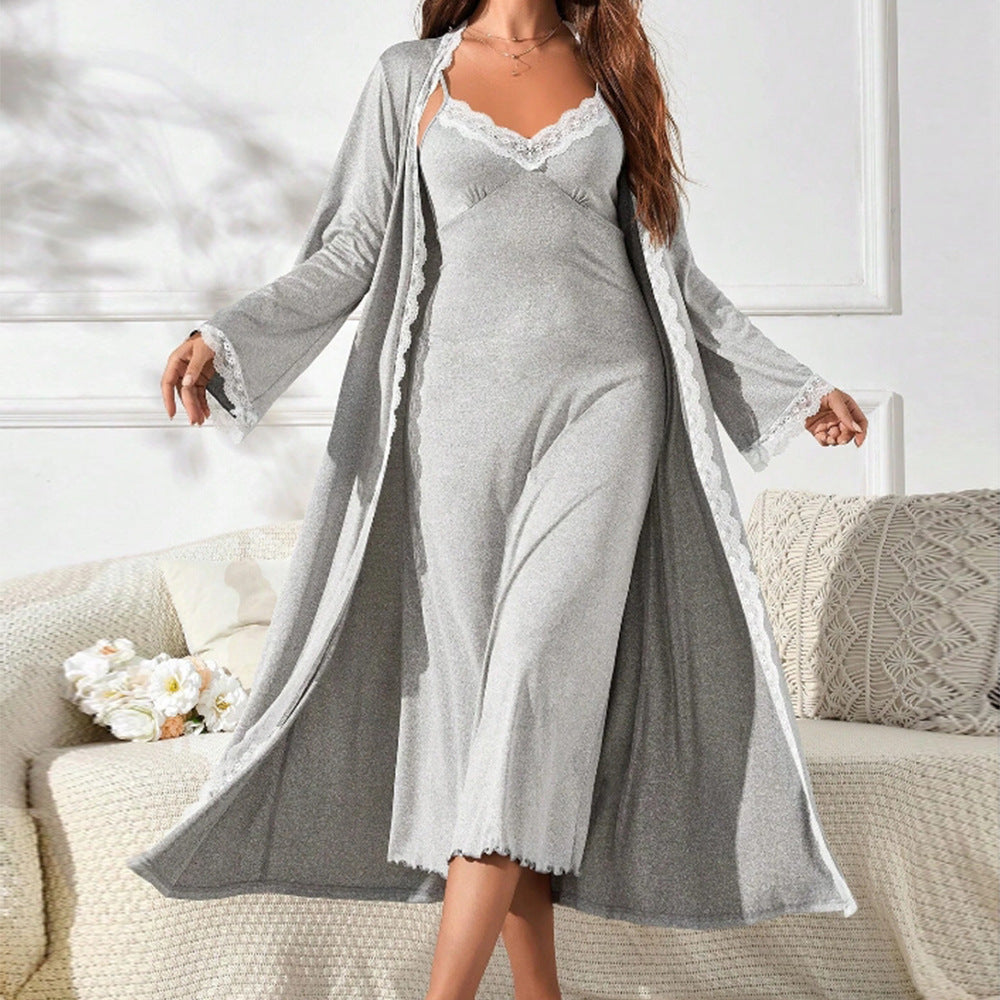 Kvinnors Lång Klänning Monokrom Blommig Slim Fit Polyester-2