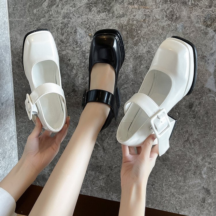 Elegante Mary Jane Pumps für Damen mit Blockabsatz und verstellbarem Riemen – Hochwertiges Obermaterial, Ergonomische Passform, Vielseitige Designs 4