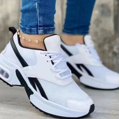 Kvinnor Sneakers Sportiga Mesh Övre Material Dämpande Sula 6