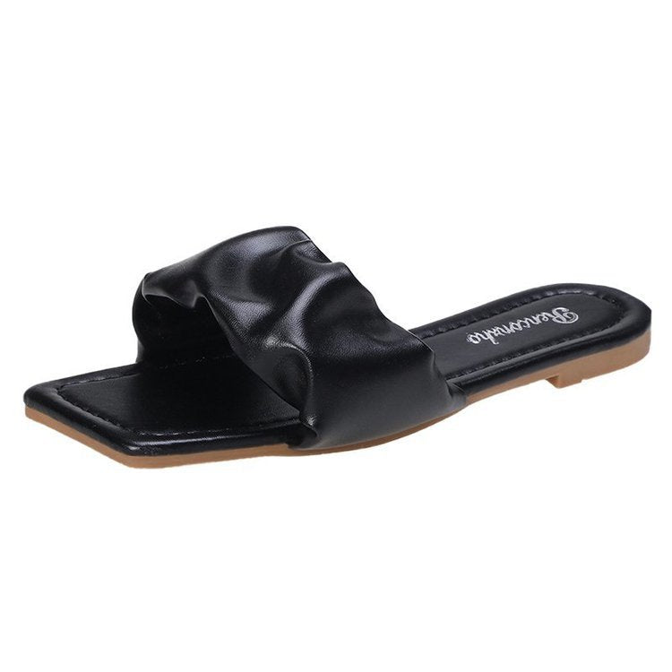 Dam Sandaler Rüsch-detaljer Bekväm Fotbädd 9