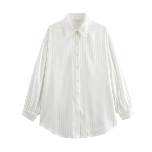 Herrskjorta Mångsidig Lång Ärme Polyester-1
