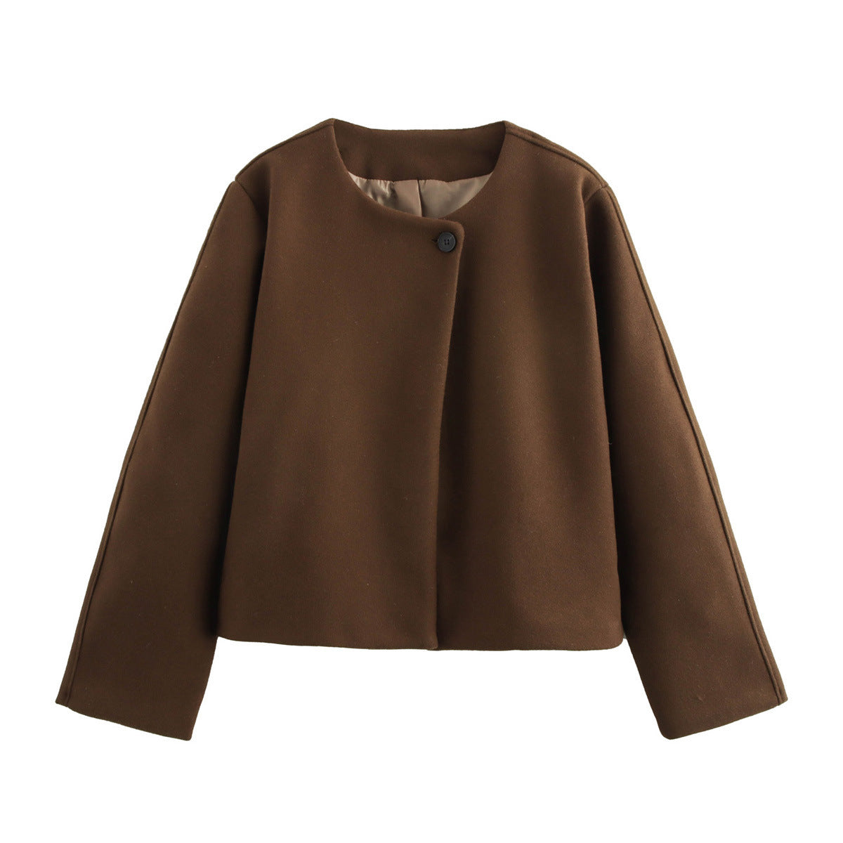 Fleecejacka Dam Asymmetrisk Snitt Mjuk Fleece 8