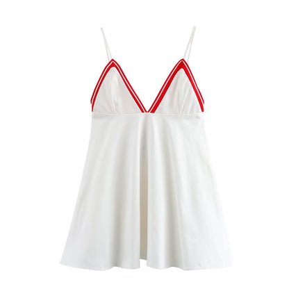 Dam Kort Underkläder Ribbad Polyester-1