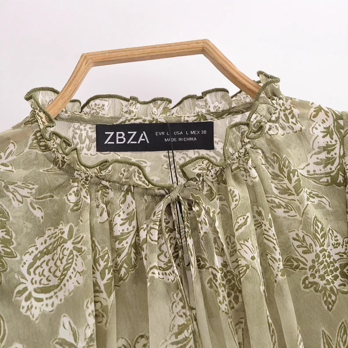 Dam Skjorta Kortärmad Tryckt Polyester Casual-2