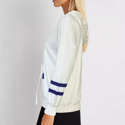 Hoodie Män Lång Ärmar Polyester Modern Passform-4