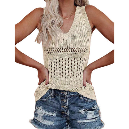 Dam Tank Top Leopardmönster Lätt Is Silke 11