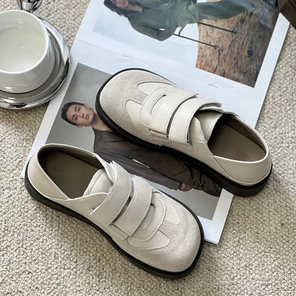 Kvinnors Sneakers med Kardborrstängning Dämpande Mocka 2
