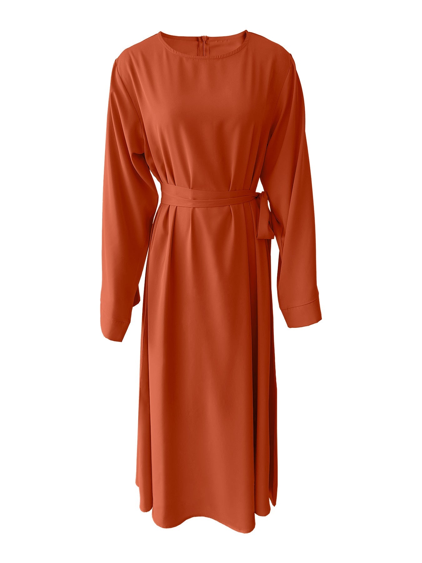Variant image for Maxikjol Dam med Snörningar i Polyester, Lång Kjol för Plus Size-1