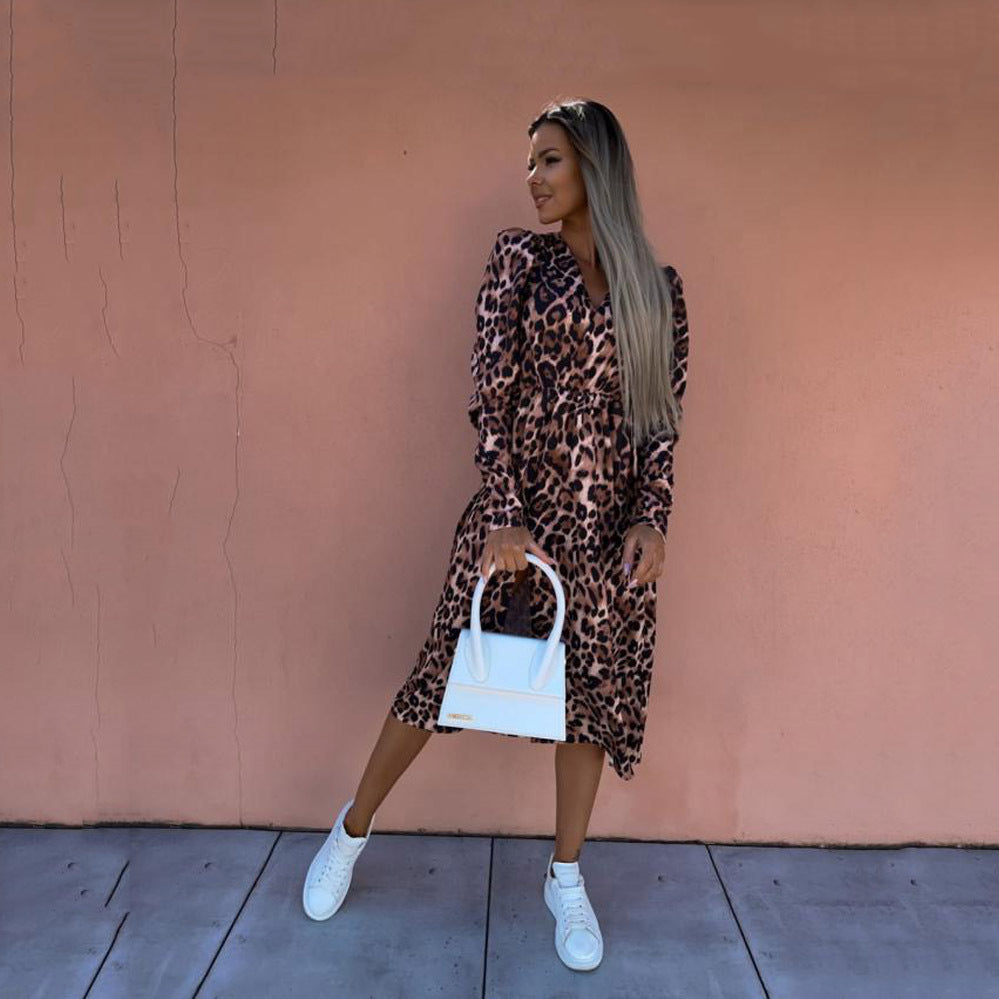 Variant image for Kvinnors Mini Klänning V-Ringning Spandex-37