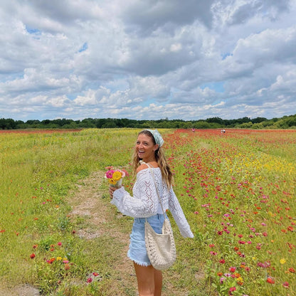 Dam Pullover Löst Passande Urban Stil Polyester-4