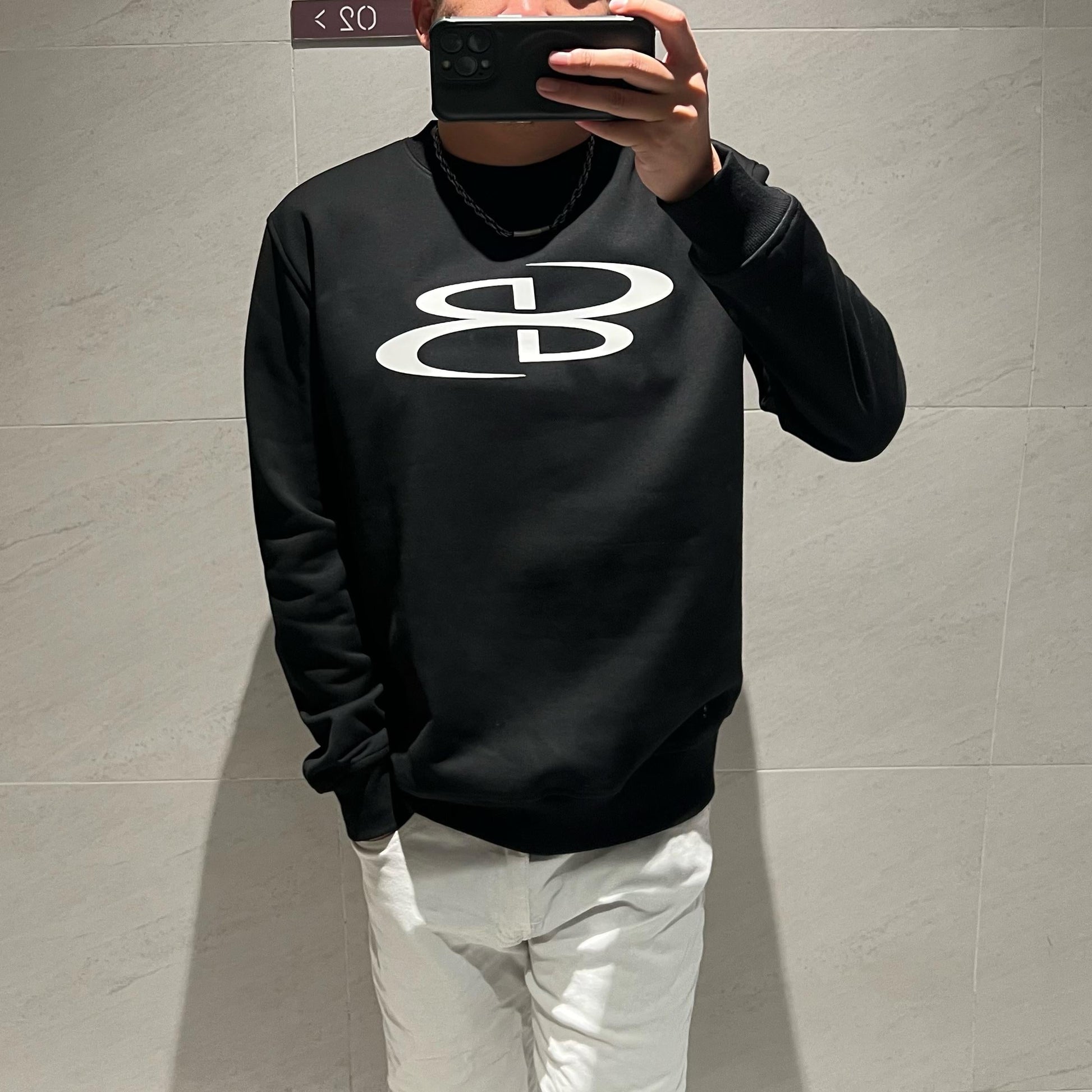 Dam Tröja Cirkulär Geometriska Mönster Bomull och Polyester-2