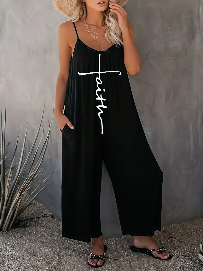 Variant image for Snygga Byxor Dam Loose Fit Tryckt Polyester-21