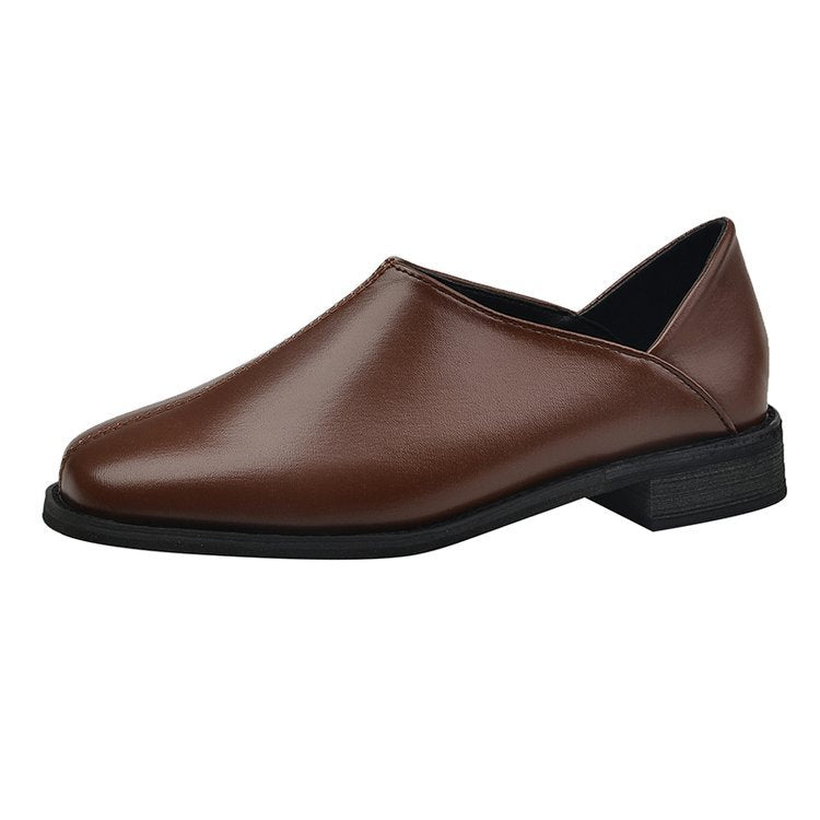 Dam Trosor Elegant Läder Bekväm Passform-4