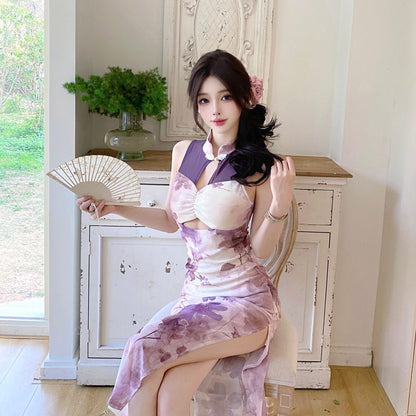 Dam Klänning Bodycon Mönstrad Polyester Smal Fit 2