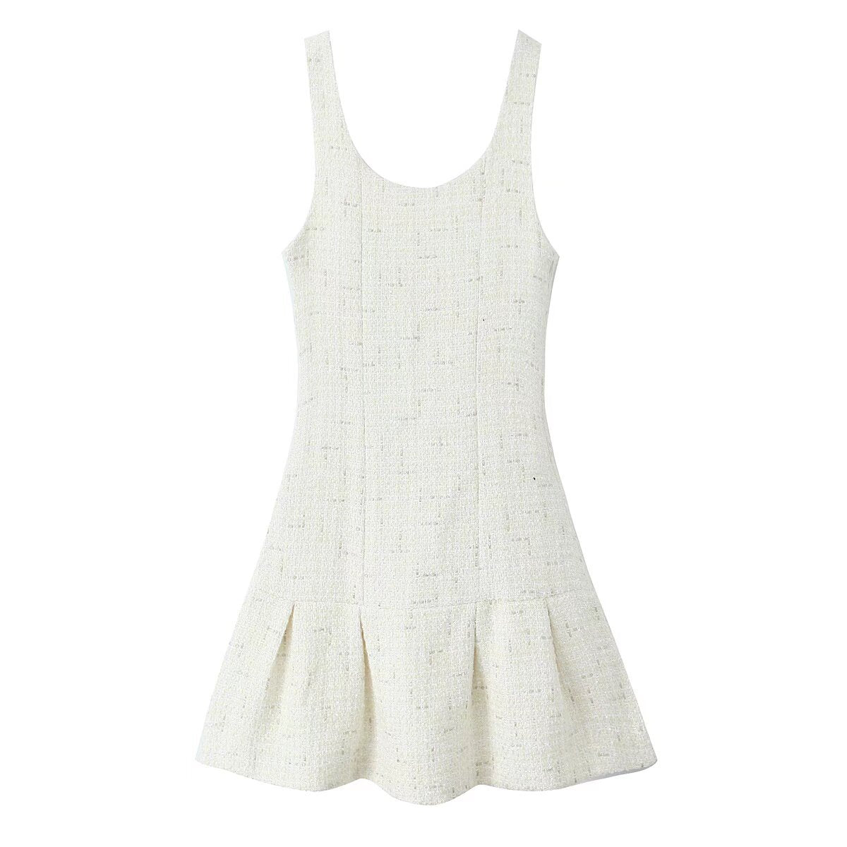 Kvinna Mini Klänning Spaghetti Band Polyester-1