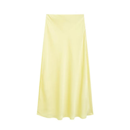 Variant image for Dam Kort Skjorta med Reverskrage och Lång Kjol Polyester Street Fashion-33