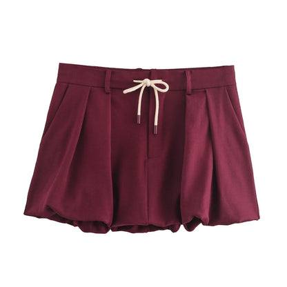 Variant image for Dam Kortärmad Skjorta och Vadderade Shorts i Polyester för Sommarkläder-5