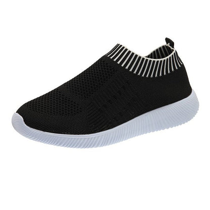 Kvinnors Slip-On Sneakers Sportig Nätmaterial 9
