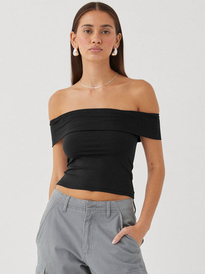 Variant image for Dam Crop Top Enaxlad Polyester Trendig-17