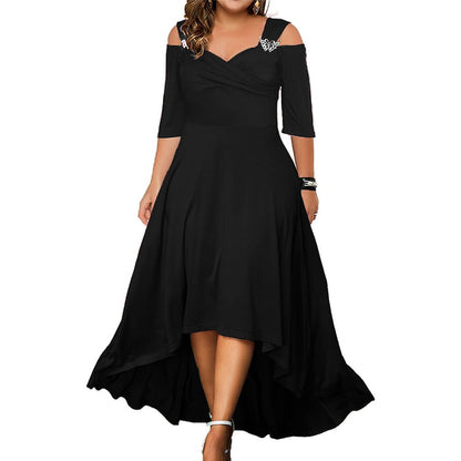 Variant image for Fina Dam Klänningar A-linjeformad Midi Rayon med Korta Ärmar-1