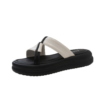 Sandaler Dam Slip-On i Andningsbart Syntetmaterial – Trendig Design med Gummisula för Utmärkt Grepp 8