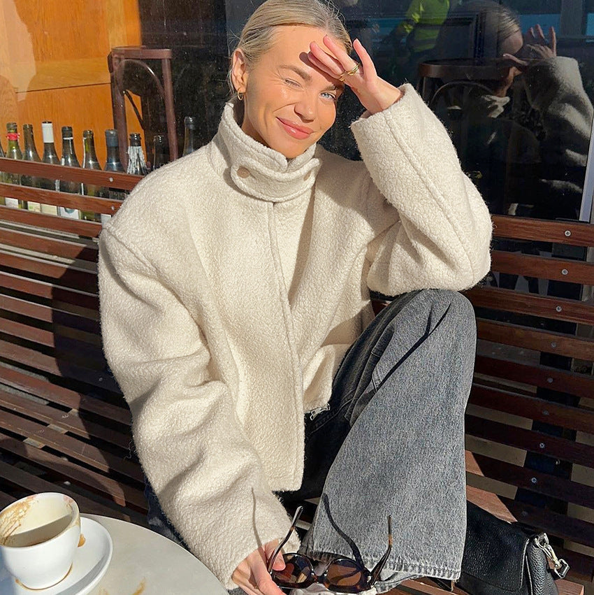 Dam Fleecejacka Statkrage Mjuk Fleece-2