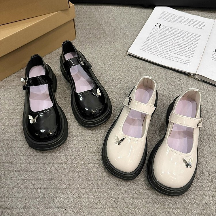 Dam Mary Jane Skor med Halkfri Sula och Justerbara Remmar – Elegant och Bekväm Skor för Vardags och Fest 4