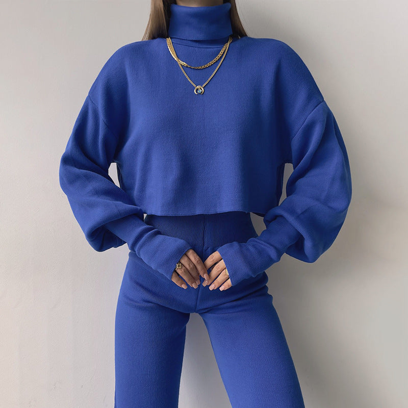 Variant image for Kvinnors Affärsdräkt Långärmad Hög Krage Polyester-6