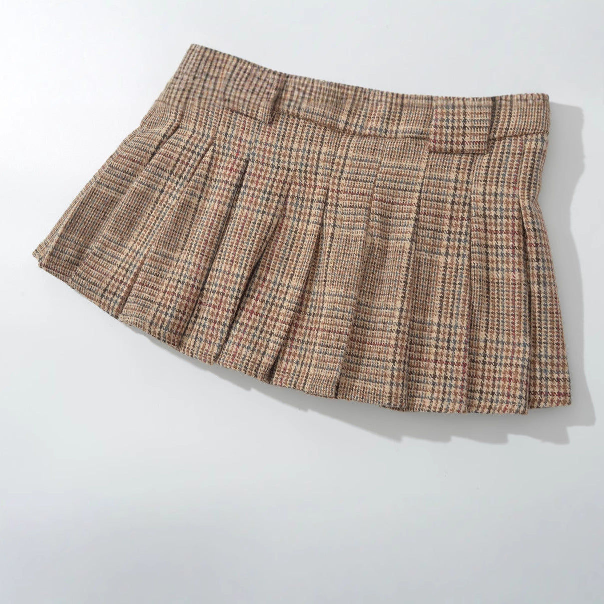 Dam Lång Kjol Veckad Polyester med Elastisk Midja-3