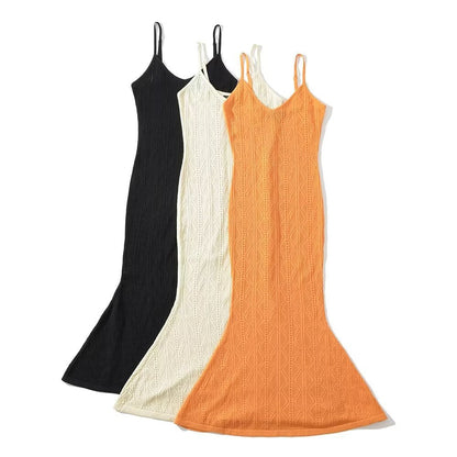 Kvinna Sjöjungfru Klänning Kort V-Hals Polyester-2