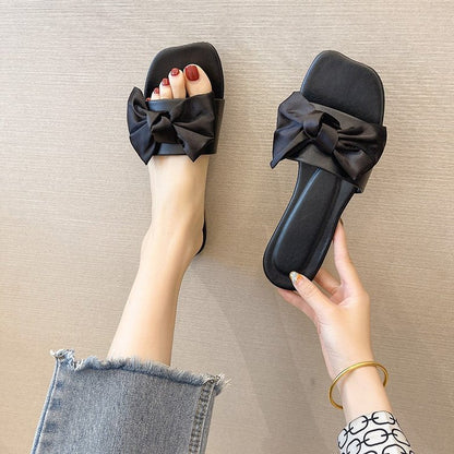 Kvinnors Mulor Satin Slinga Andningsbart Material 3