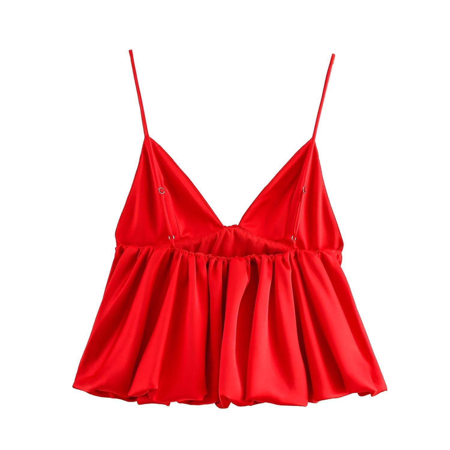 Dam Blommaklänning Monokrom Polyester-4