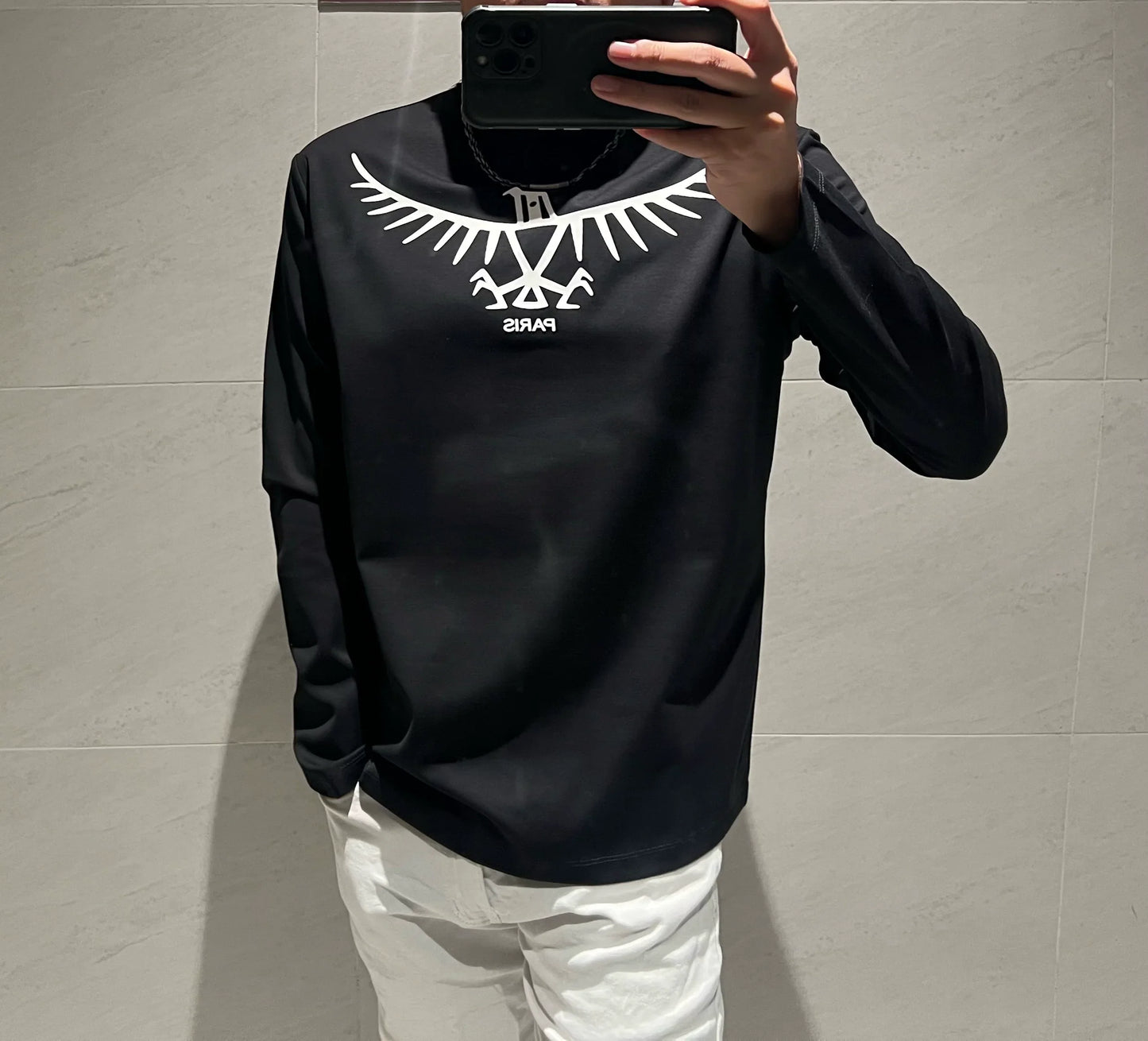 Variant image for Unisex T-Shirt Geometrisk Design Mjuk Bomull-1