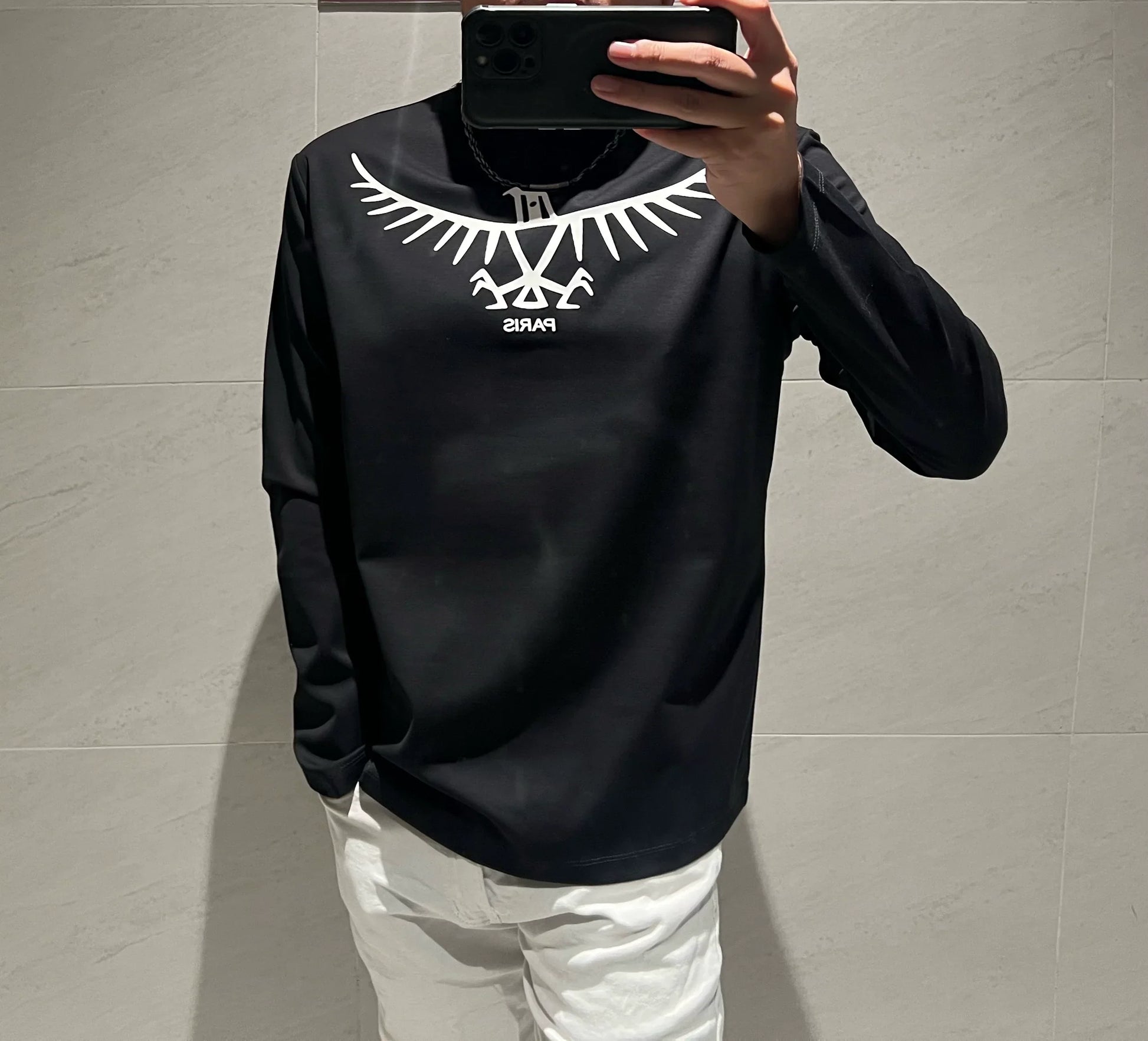 Variant image for Unisex T-Shirt Geometrisk Design Mjuk Bomull-1