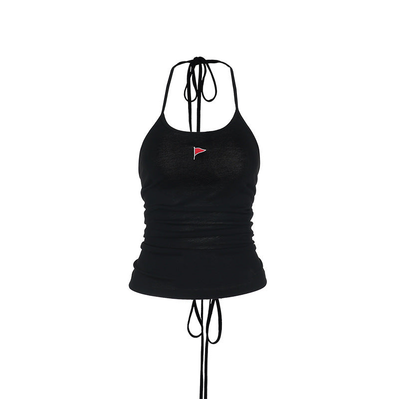 Kvinnors Sportig Top Justerbara Spaghettirem Andningsbart Material-6