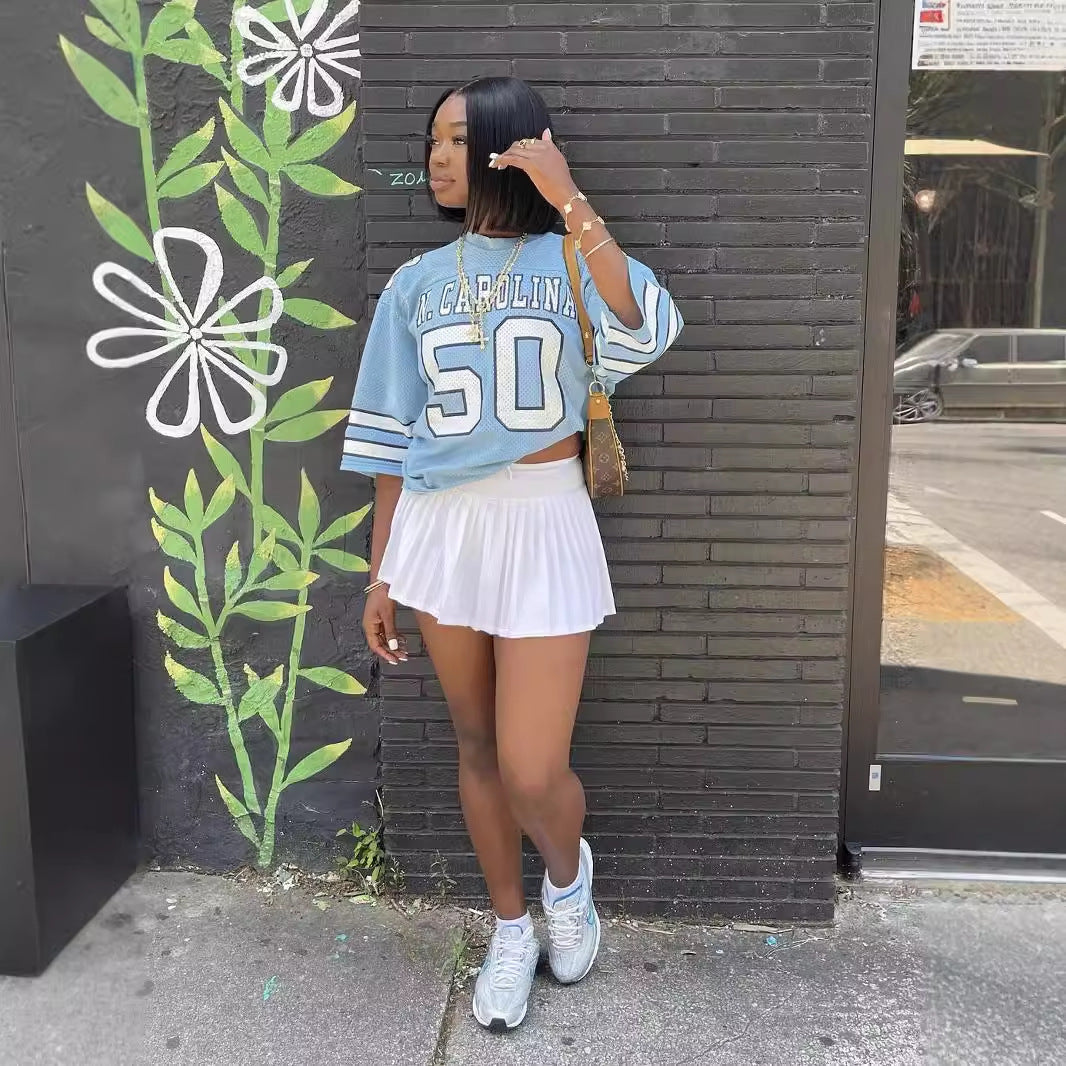 Herr T-shirt Tränings Polyester med Brevtryck-3