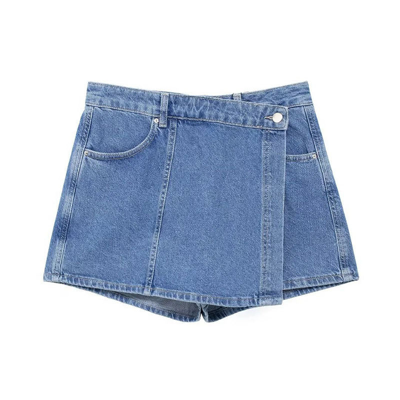 Variant image for Dam Rock Set Denim Skjorta och Byxor Vintage-Inspirerad-5