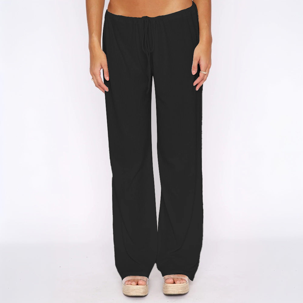 Dam Set med Ärmlös Top och Långa Byxor Polyester-4