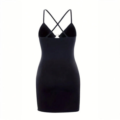 Kvinnors Jumpsuit Hjärtformade Öppningar Elastiskt Tyg 5