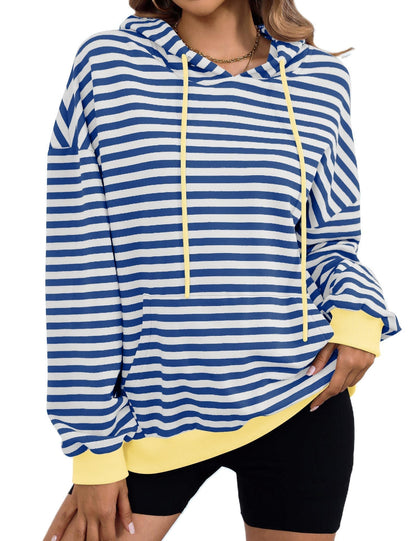 Lång Hoodie Dam i Mjuk Bomull – Avslappnad Passform med Tidlös Design, Perfekt för Vardag och Fest 6
