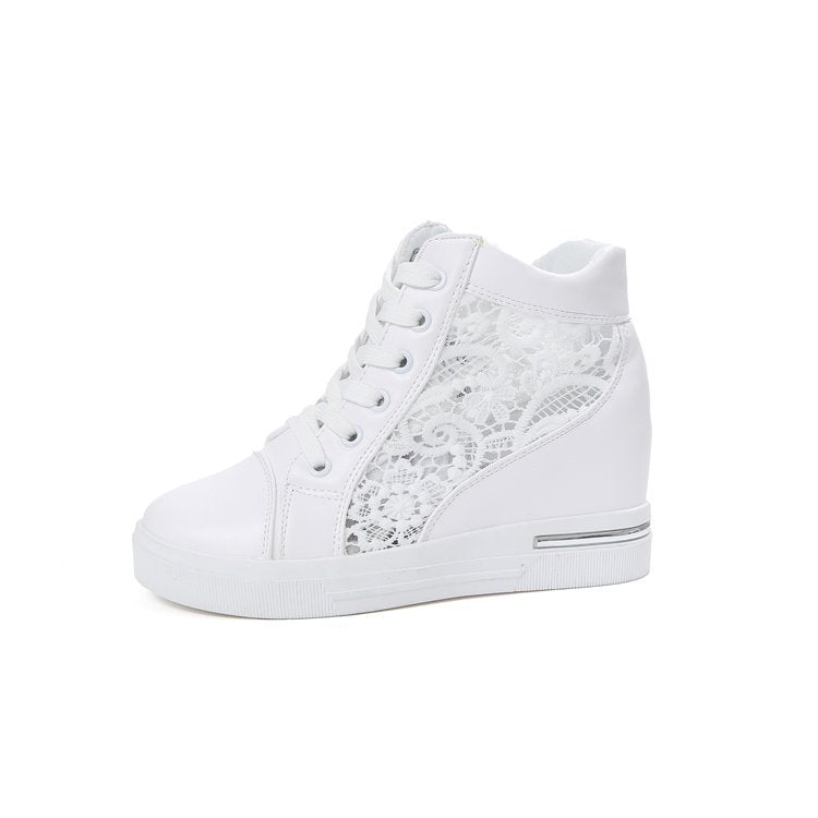 Variant image for Kvinnliga Kilsneakers Metallisk Finish Syntetisk Textil-2
