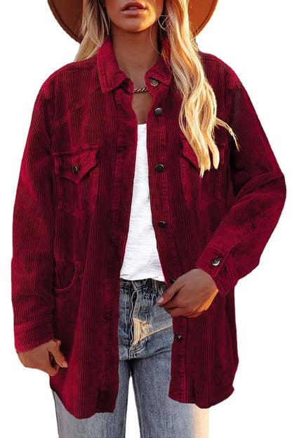 Damjacka Lätt Polyester Modern Design för Damer-3