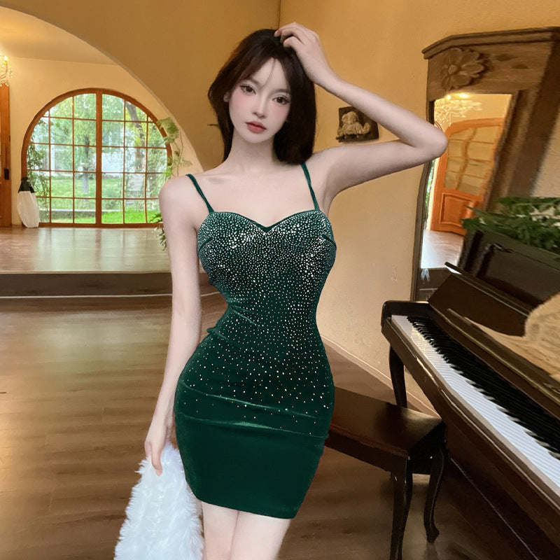 Variant image for Dam Klänning Bodycon Djup Utskärning Högkvalitativt Tyg-9