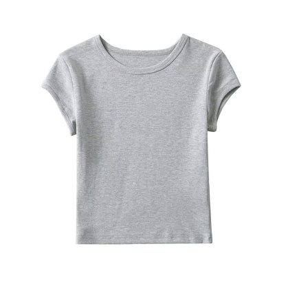 Variant image for Kvinnors T-shirt Avslappnad Snitt Bomullsblandning-1