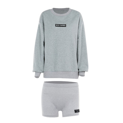 Kvinnors Sportig Tröja och Shorts Uppsättning i Andningsbart Material med Ballongärmar – S, M, L, XL 1