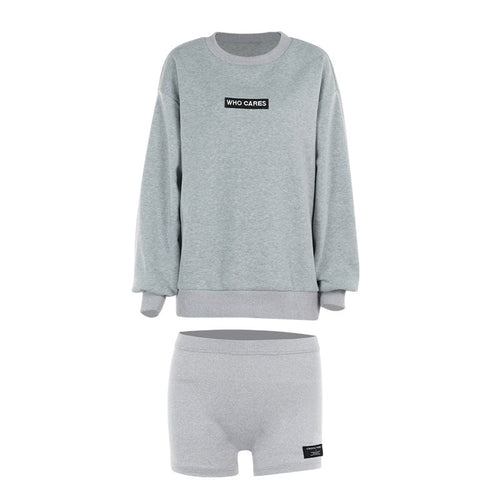 Kvinnors Sportig Tröja och Shorts Uppsättning i Andningsbart Material med Ballongärmar – S, M, L, XL 1